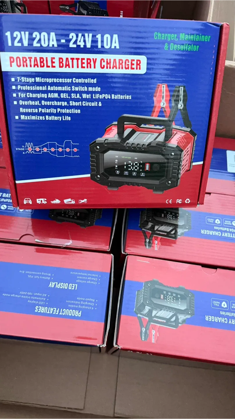 20Amp 12V/24V Smart Battery Charger - Car/Motorcycle/Boat - photo 2