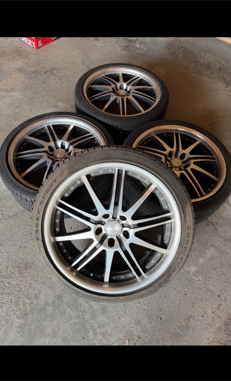 20” Katana wheels & Goodyear eagle sport tires