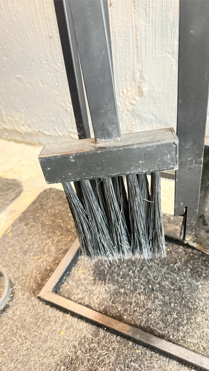 Black Metal Fireplace Tool Set - photo 5