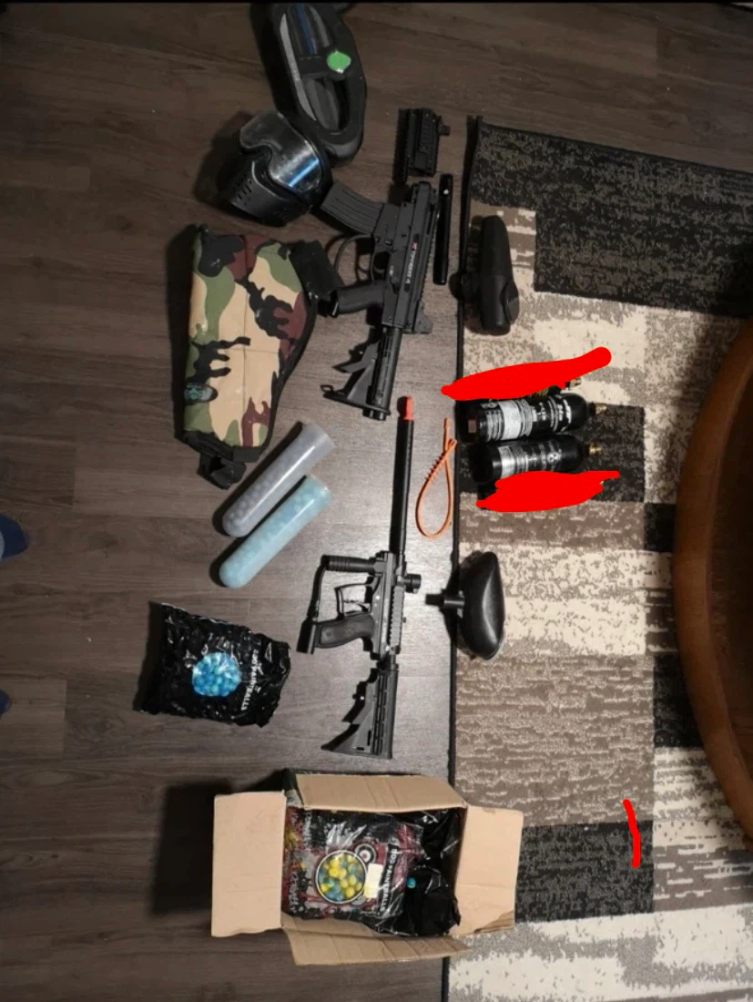 Paintball lot