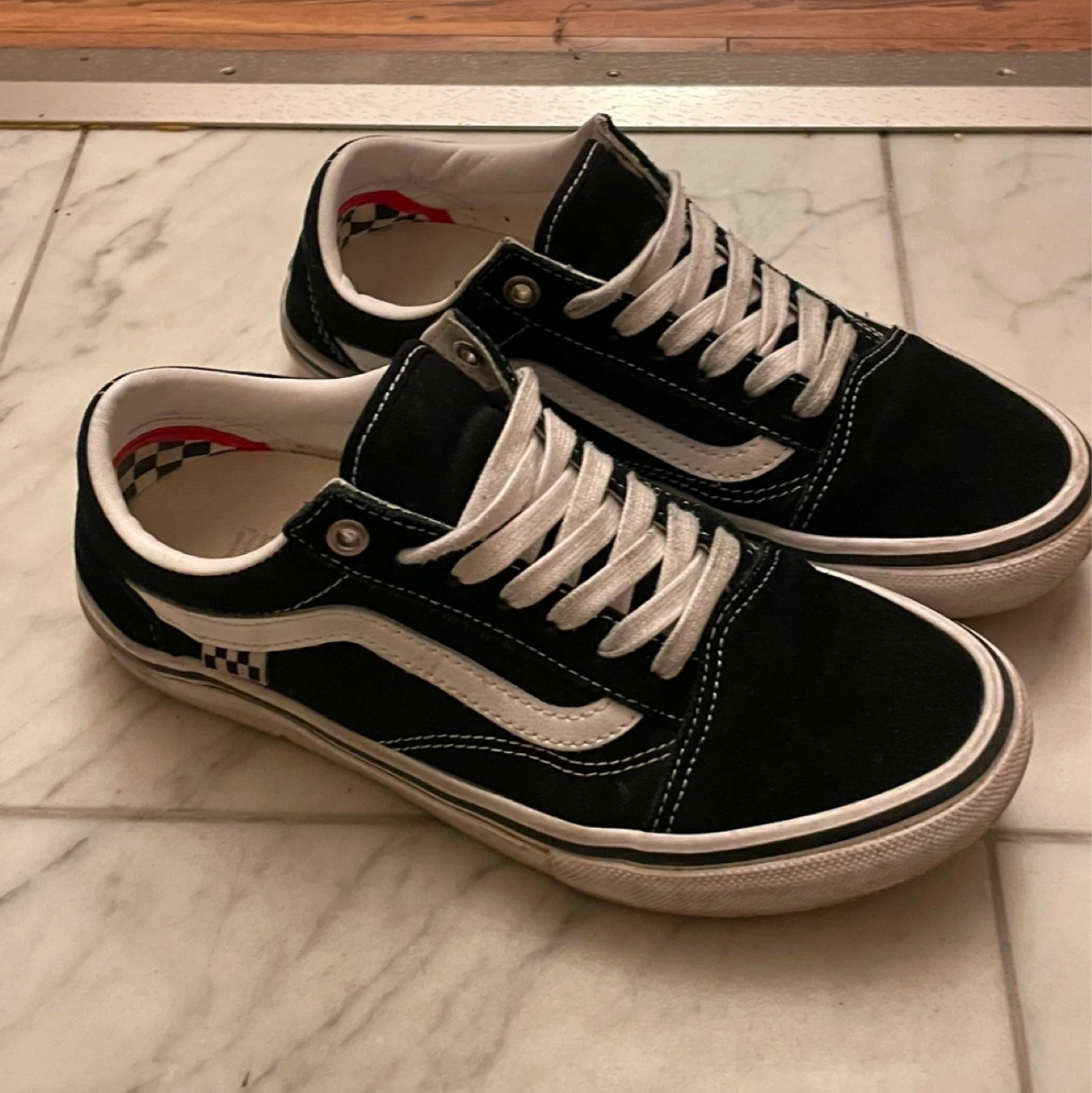 Vans Skate Old Skool Black and White Sneakers