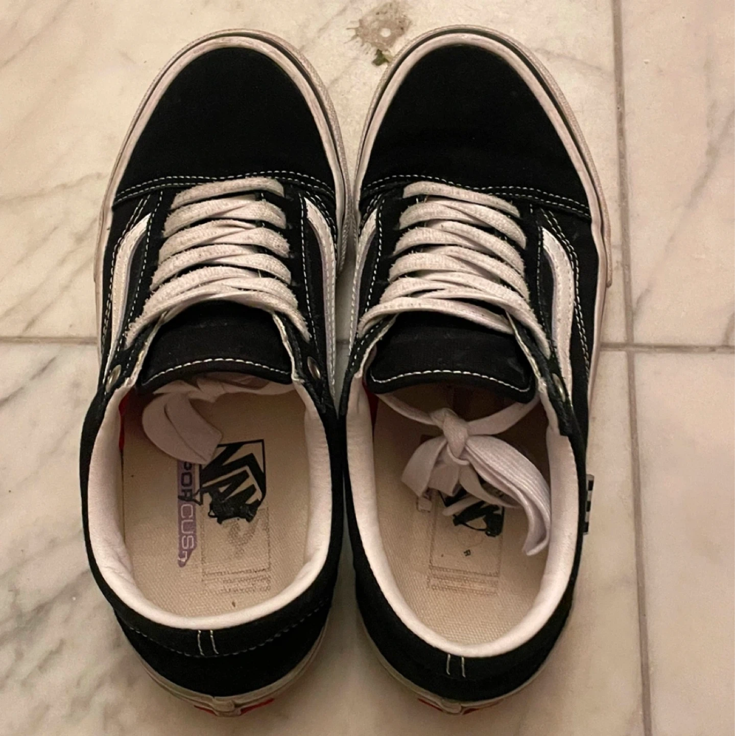 Vans Skate Old Skool Black and White Sneakers - photo 2