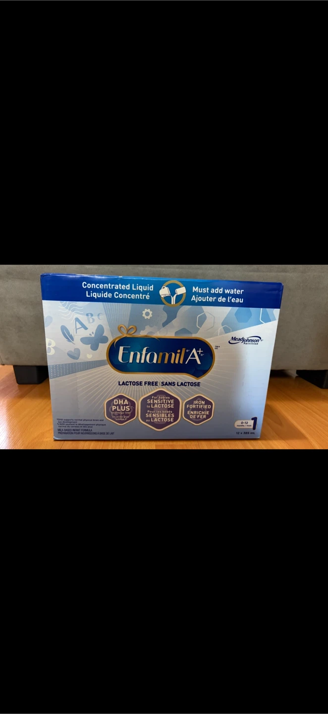 Enfamil A+ Lactose Free Concentrated Liquid Infant Formula