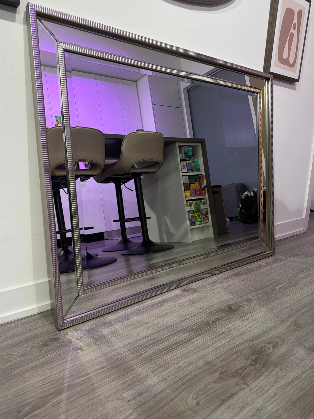 Large Bevelled Wall Mirror