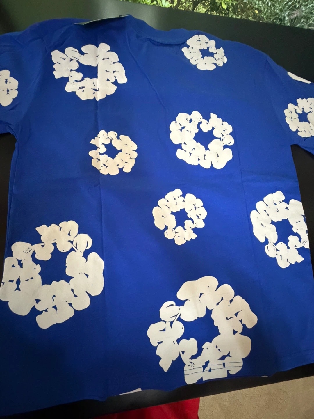 Denim Tears Cotton Wreath T-Shirt Blue