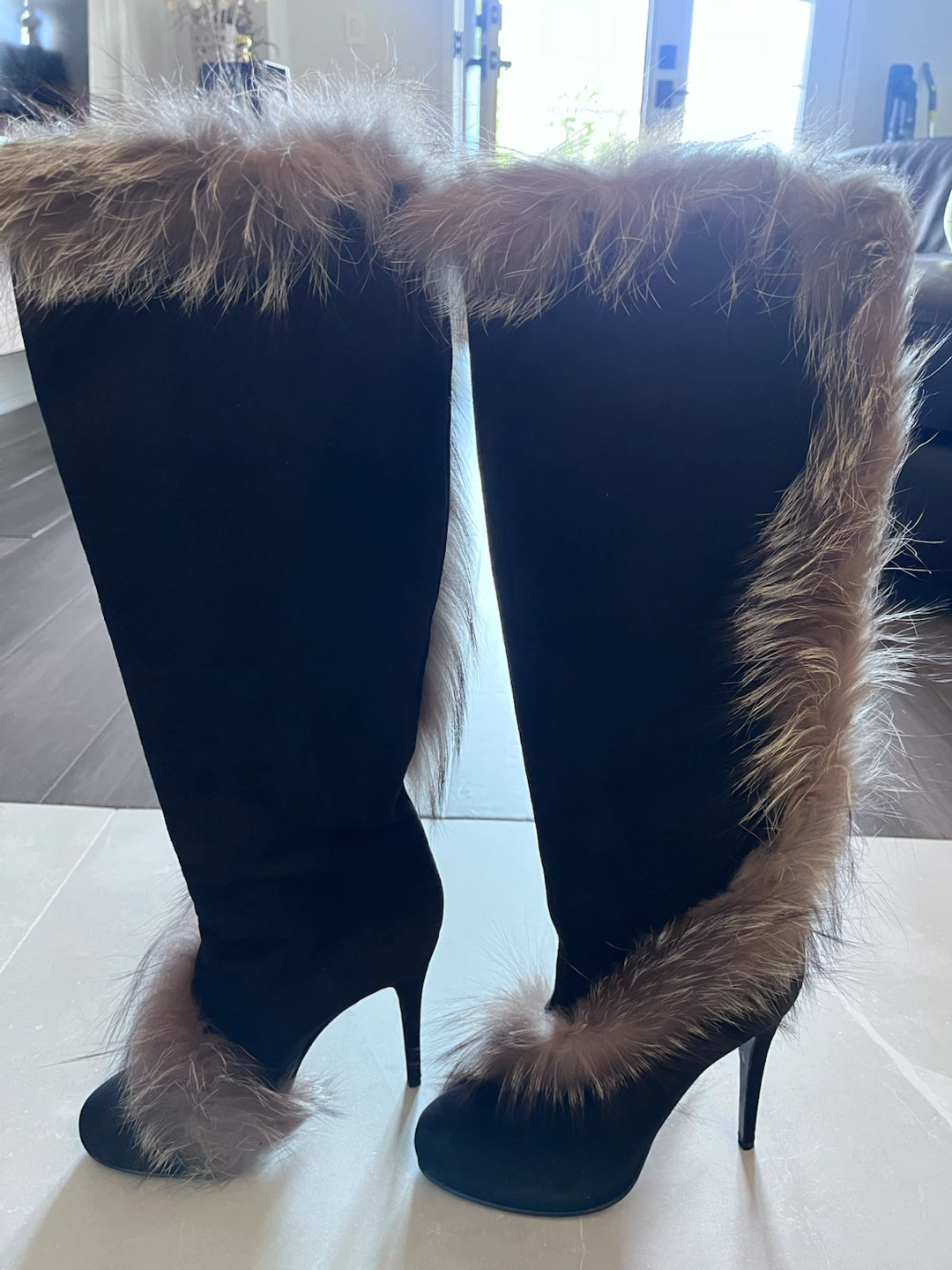 Fiorangelo Luxury Italian Fur Boots – Size 38 (Brand New)