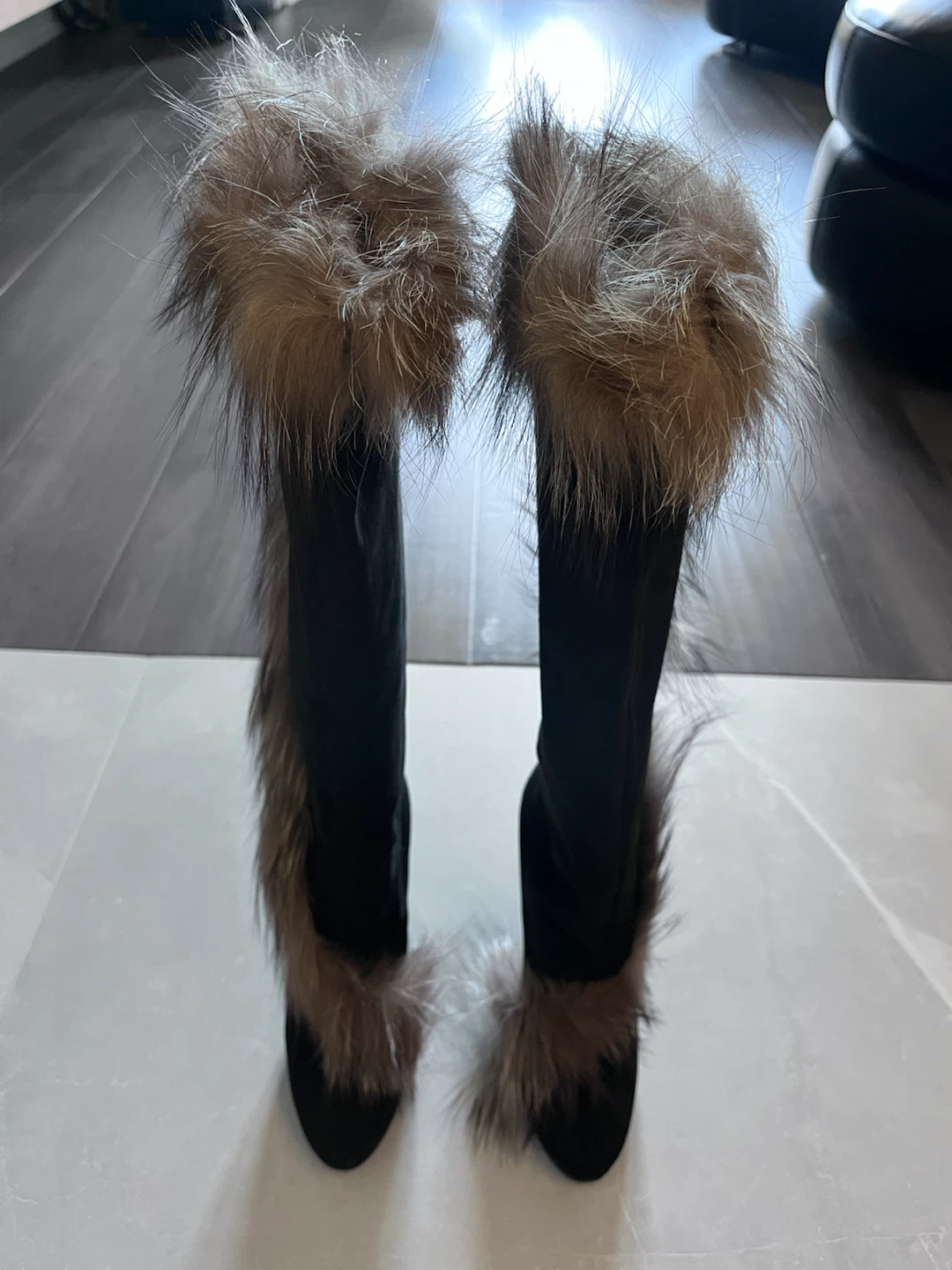 Fiorangelo Luxury Italian Fur Boots – Size 38 (Brand New) - photo 2
