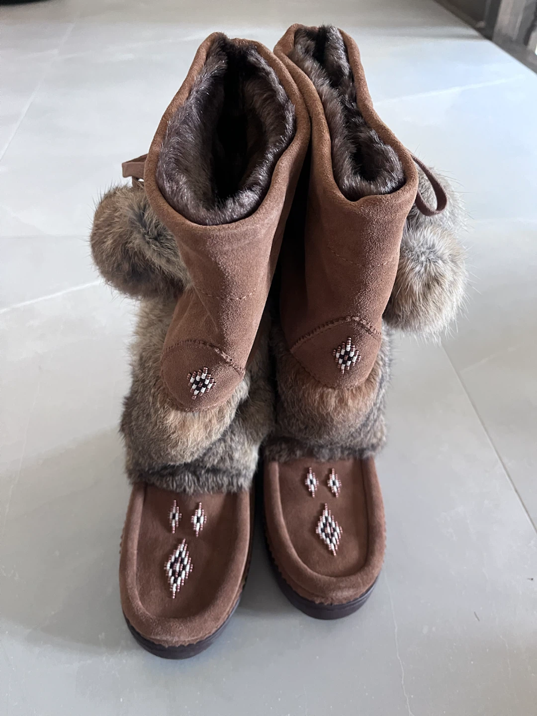 Manitobah Mukluks Snowy Owl Suede Mukluk Boots