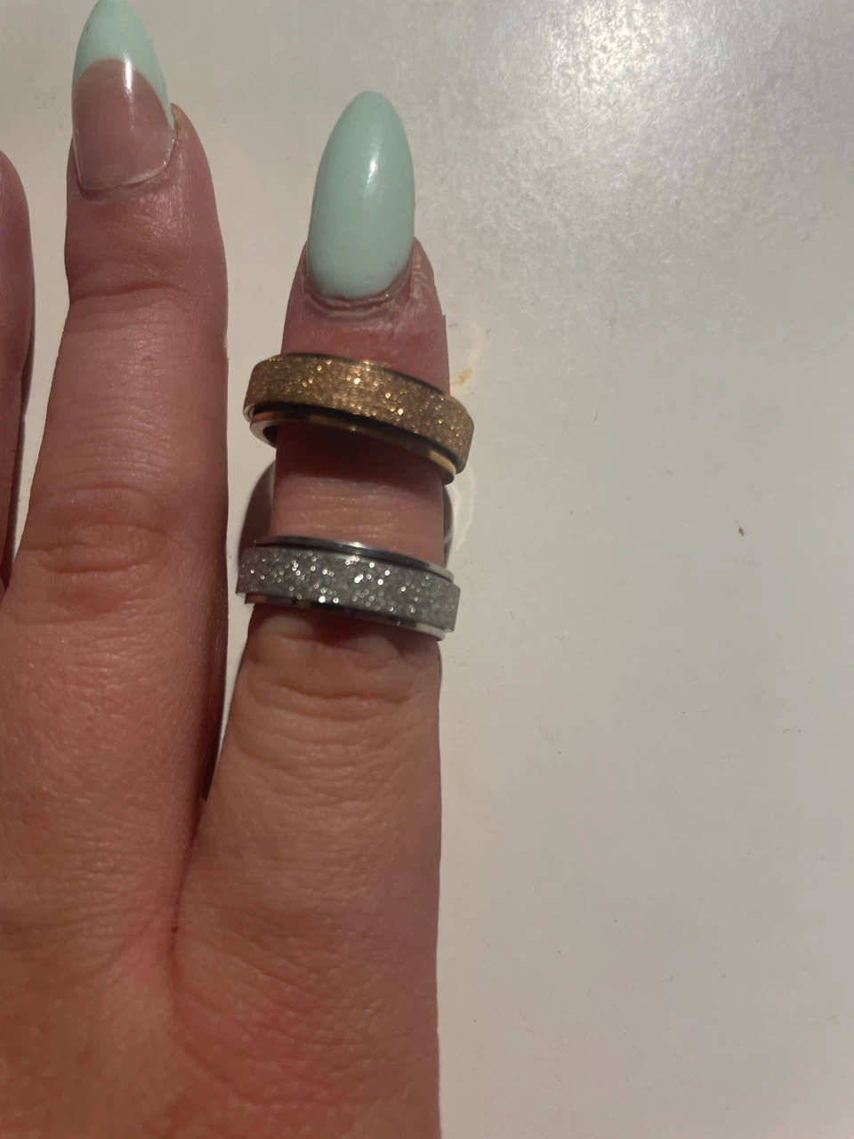 Set of Two Spinner Rings/Fidget