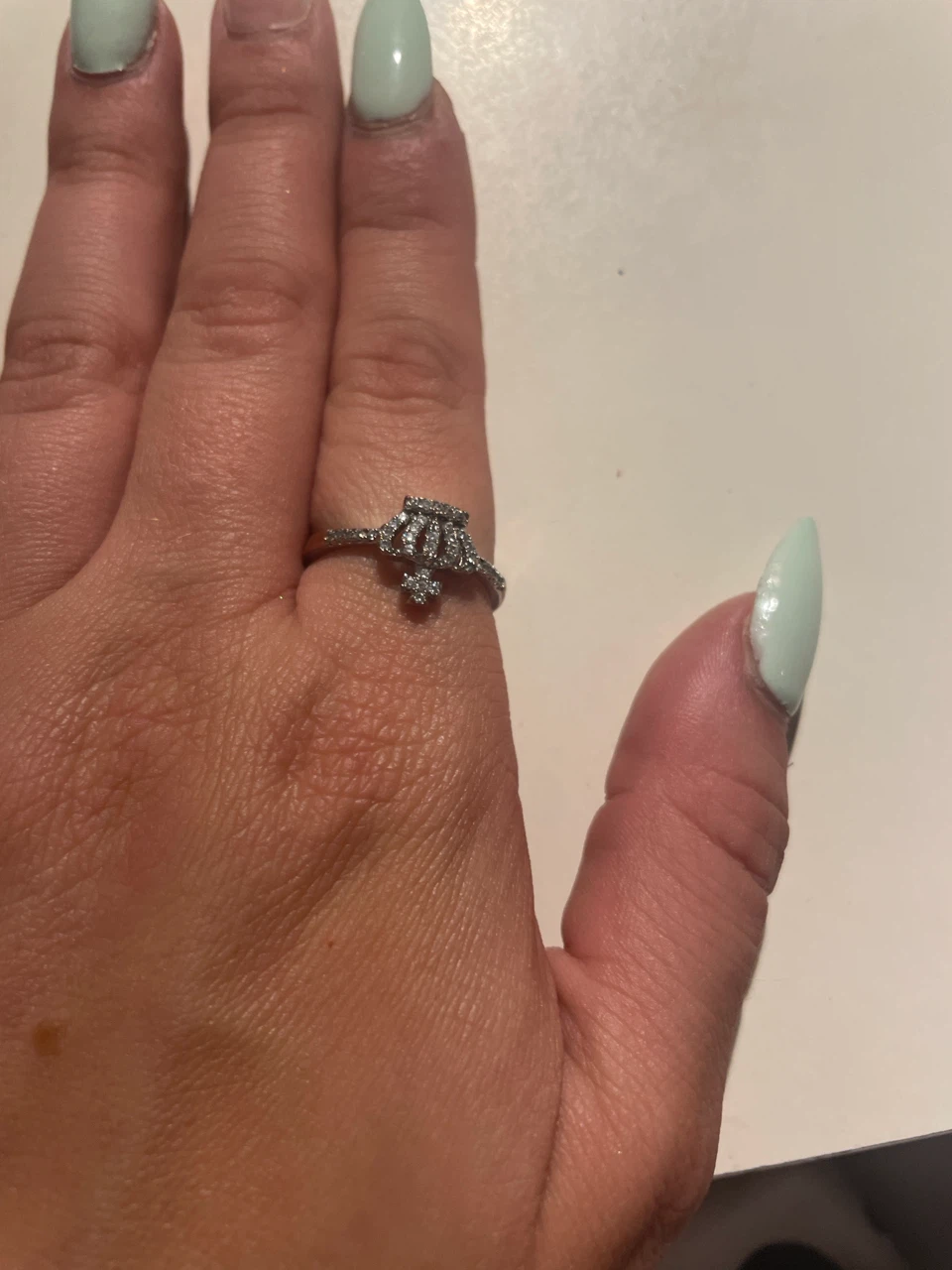 Silver Crown Ring