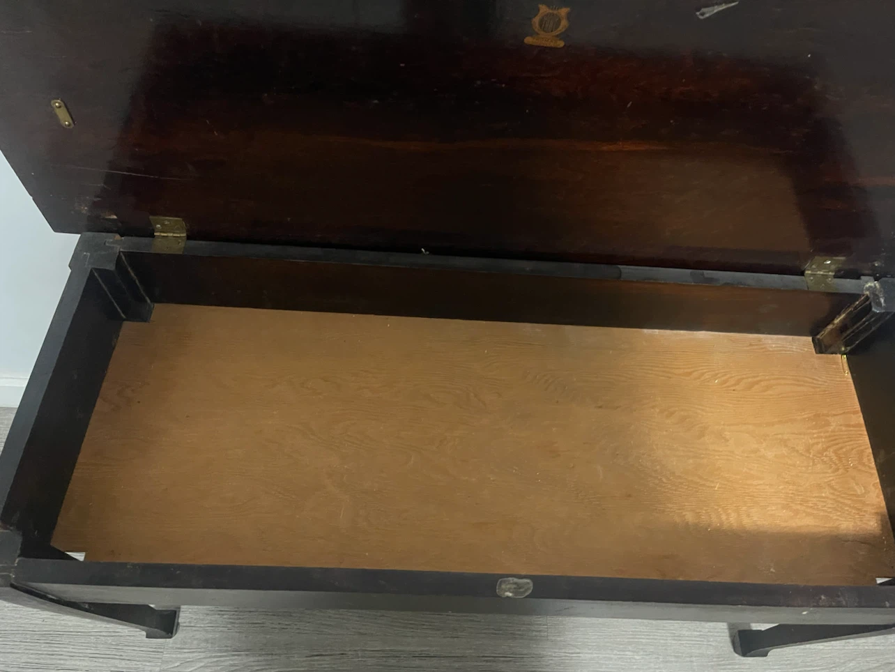 Vintage Bench with Storage - photo 2