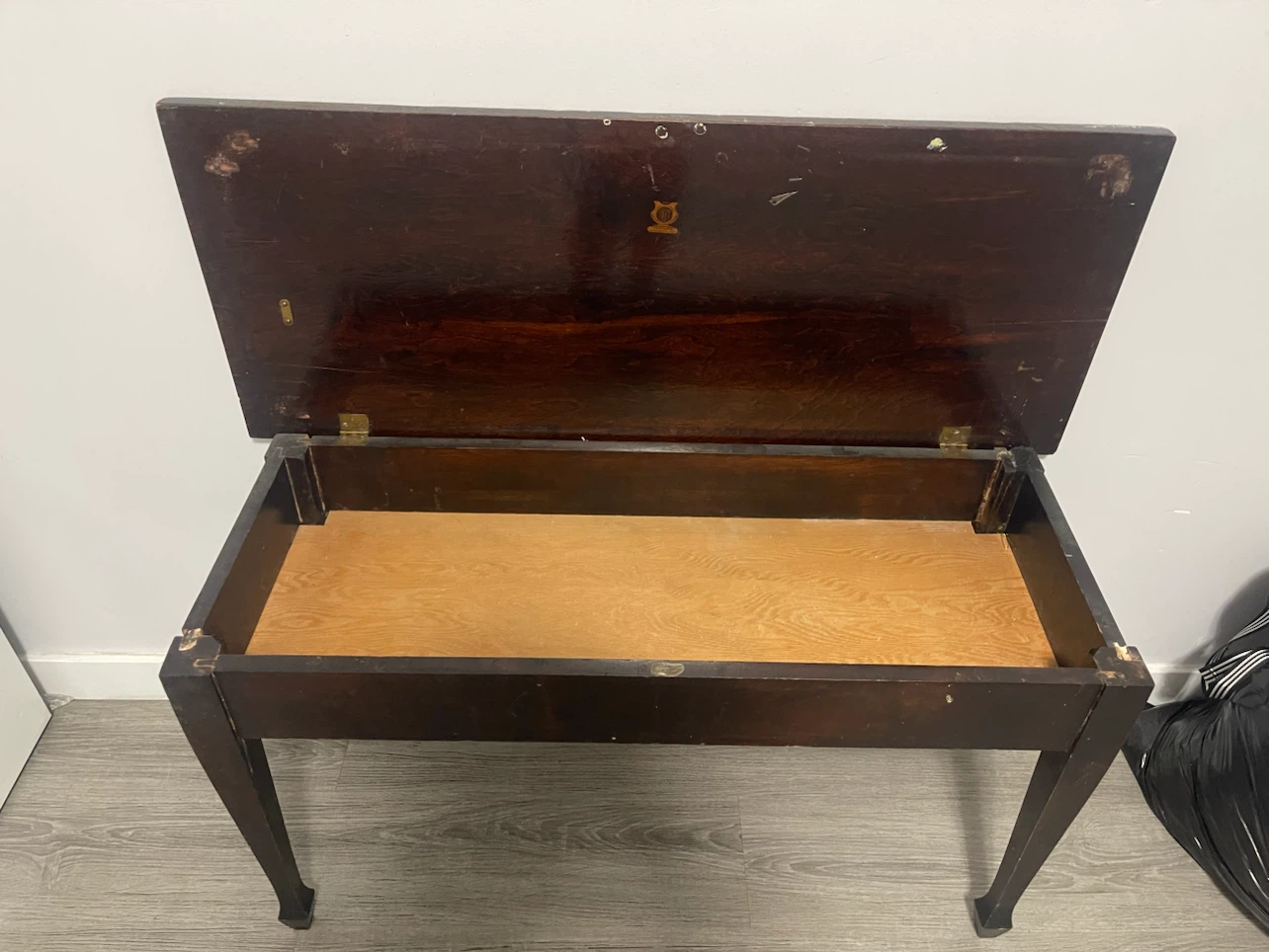 Vintage Bench with Storage - photo 3