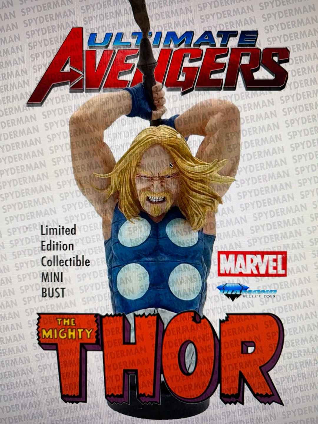Diamond Select Marvel ultimate Thor Mini Bust
