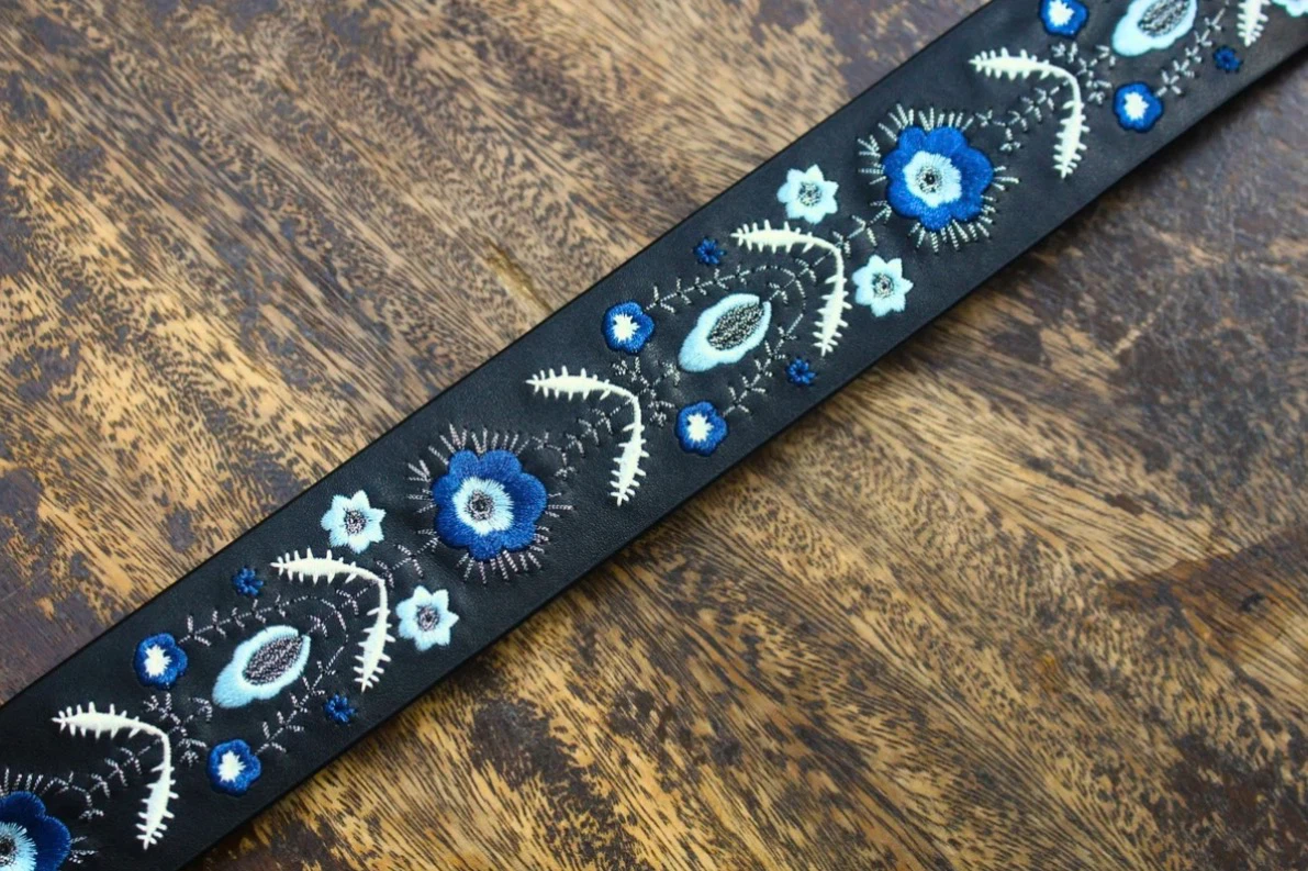 Embroidered Floral Bag Strap - photo 2