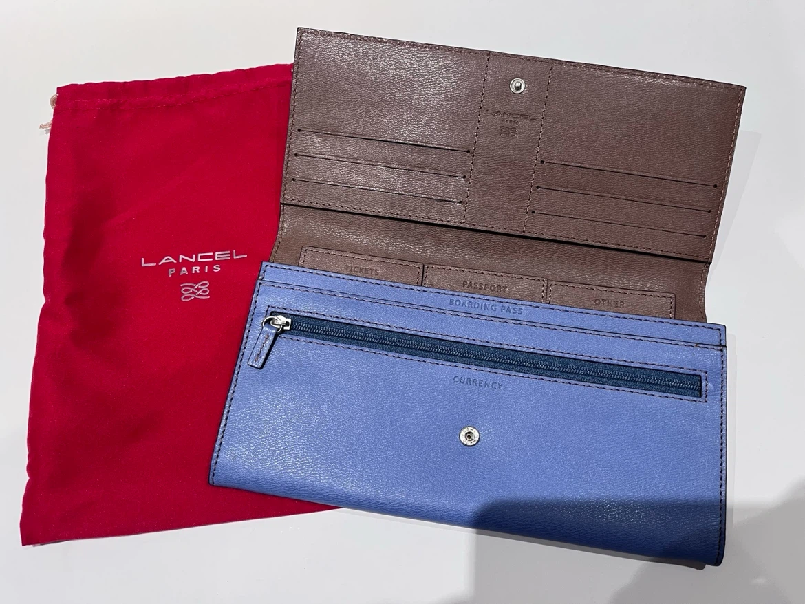 Lancel Paris Leather Continental Travel Wallet – Brand New - photo 2