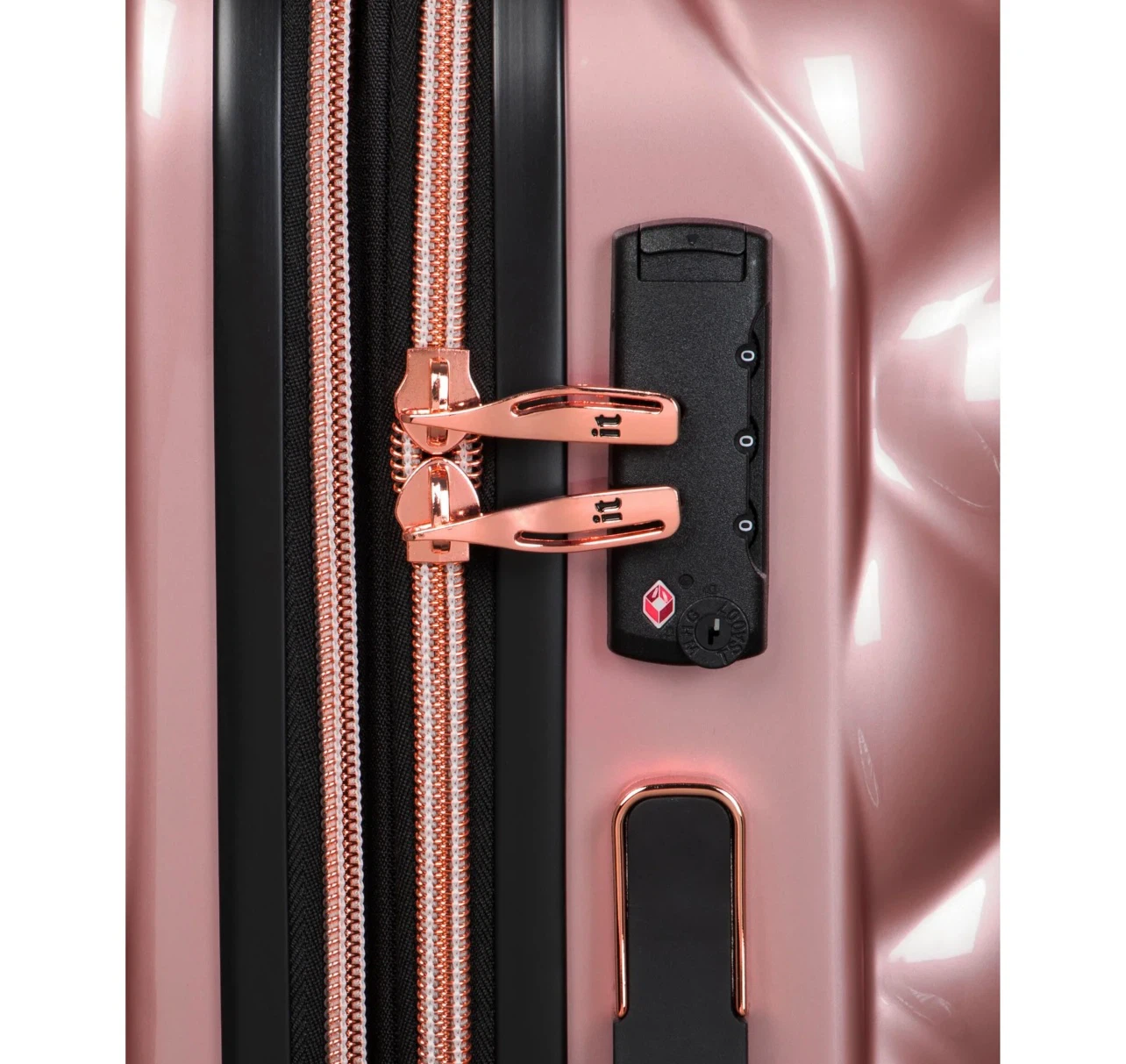 IT Luggage St. Tropez Trois 21-inch Carry-On Rose Gold - photo 4