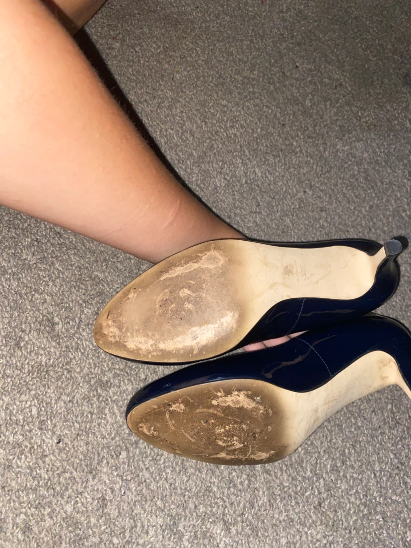 Browns Couture Navy Patent Heels - photo 3
