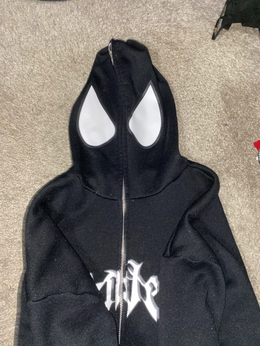 Black Spider Full Zip-Up Hoodie - photo 2