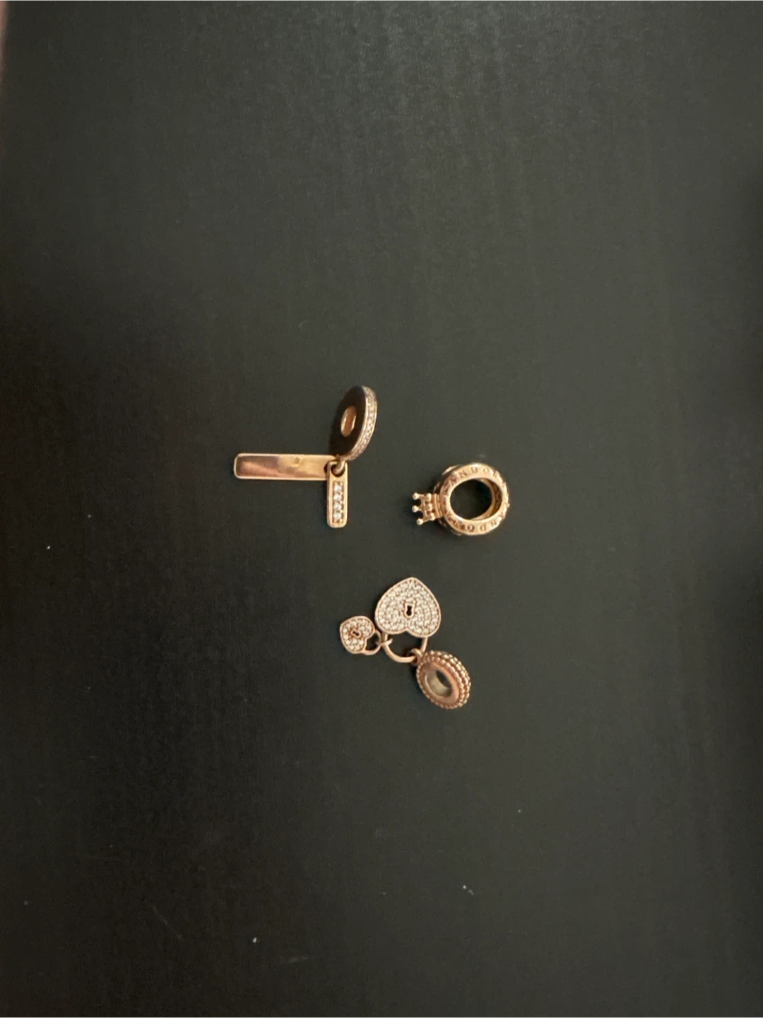 Pandora Rose Gold Plated Charms Set