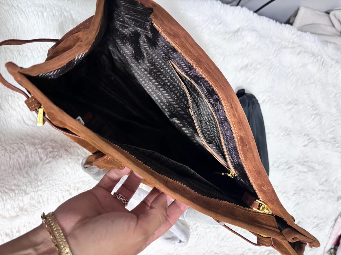 Prada Suede Tote Bag - photo 3
