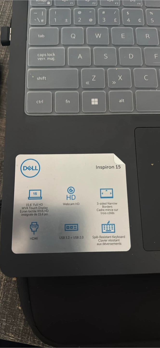 Dell Inspiron 15 Laptop brand new 4 month old🔥