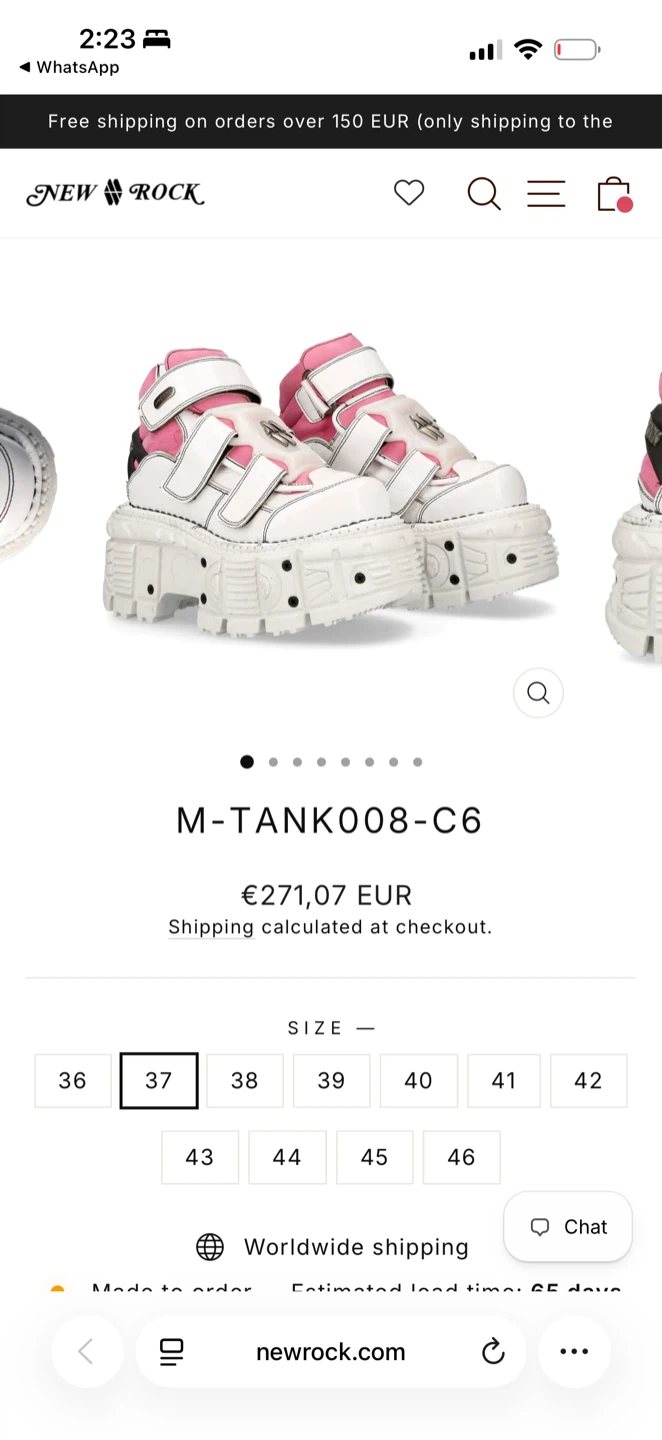 New Rock M-TANK008-C6 Platform Sneakers - photo 2