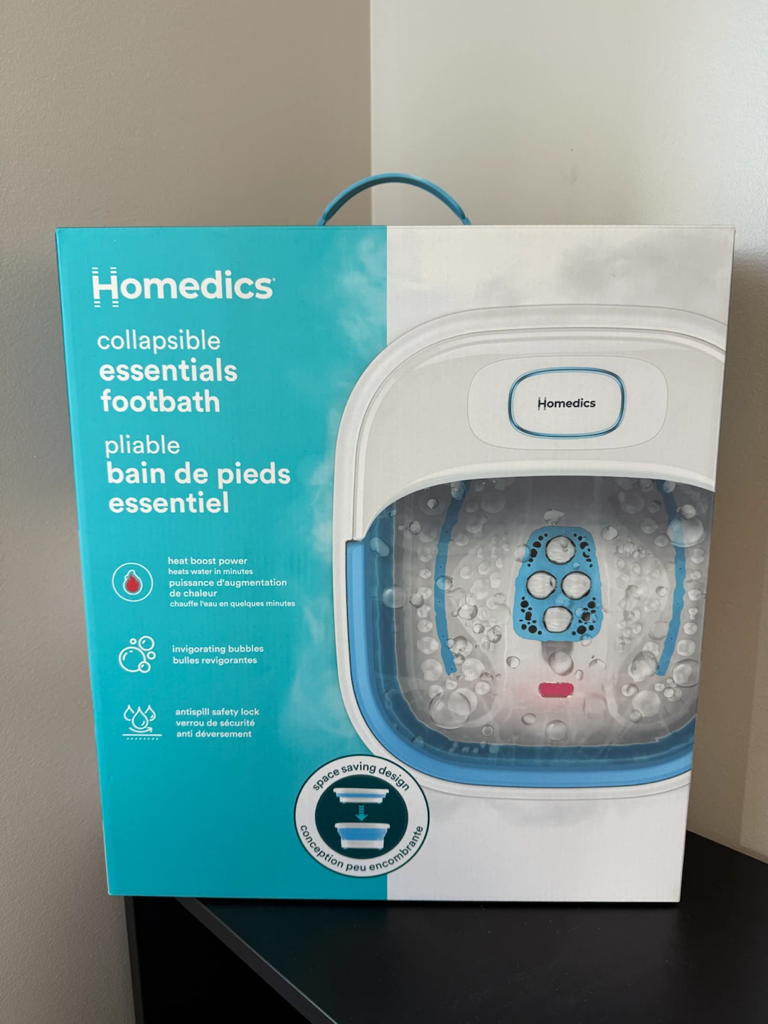 Homedics Collapsible Essentials Footbath