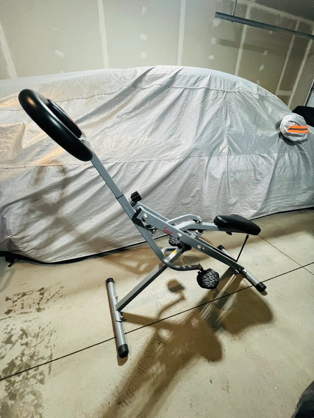 Fitness Smart Row-N-Ride Foldable Squat & Rowing Machine - photo 2