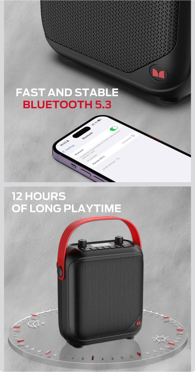 Monster MFS1 Portable Bluetooth Speaker - photo 3