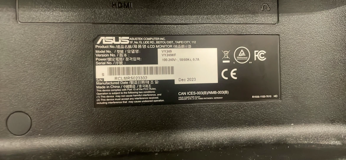 Asus monitor - photo 5