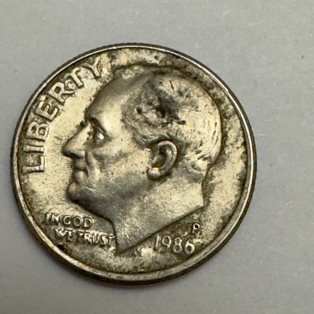 1986 P United States Roosevelt Dime