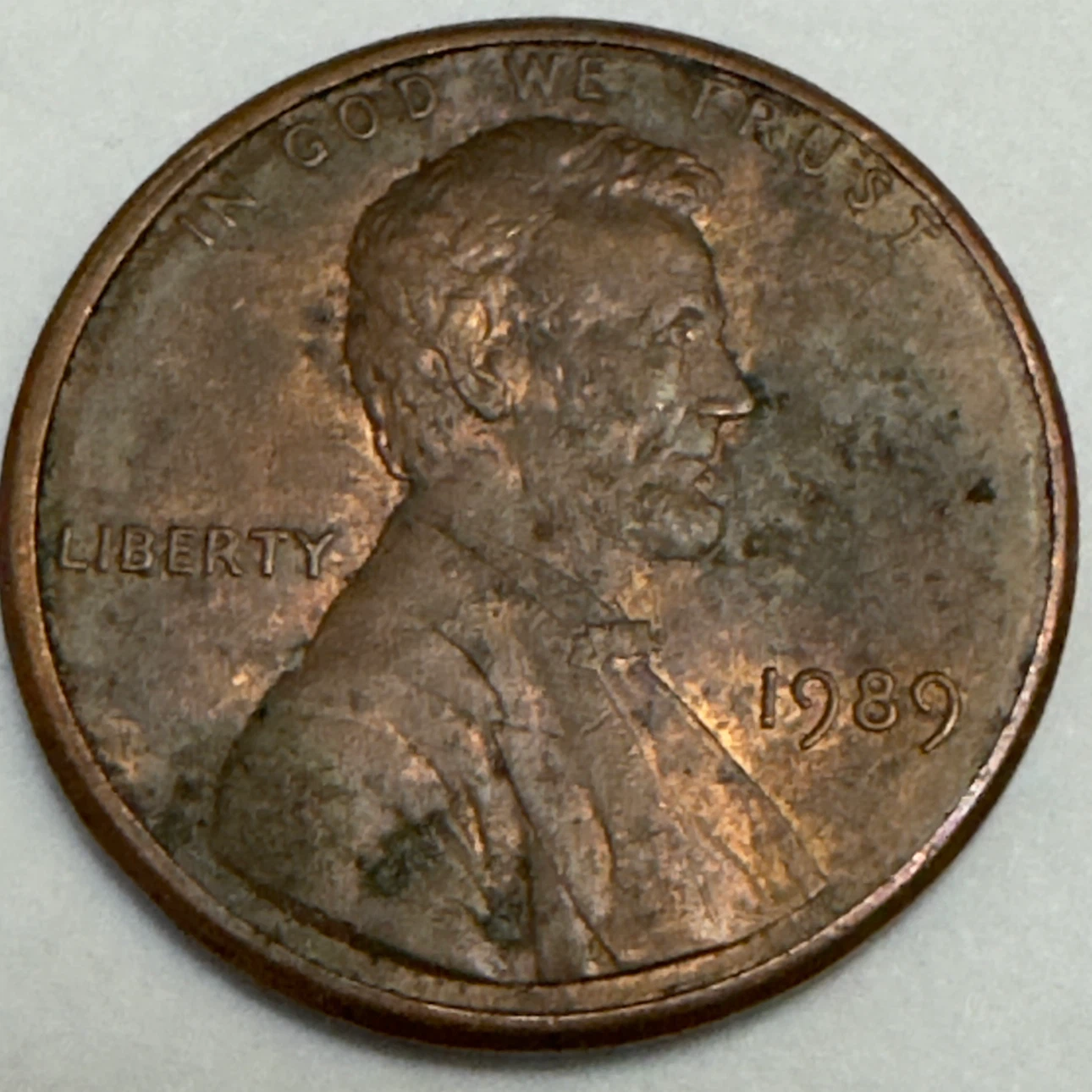1989 United States Lincoln Penny