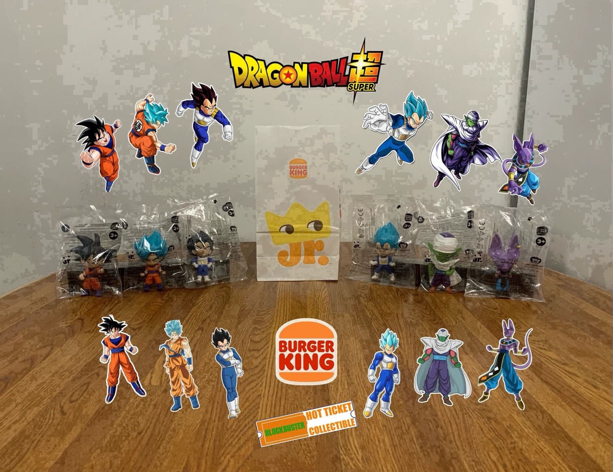 Burger King | Dragon Ball Super King Jr… Toys All-Star Bundle