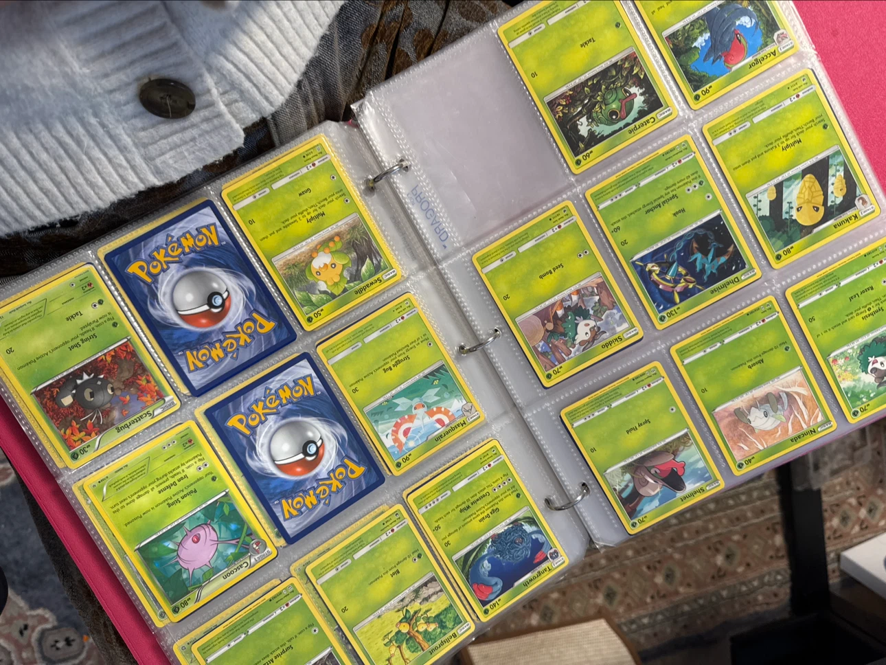 Assorted Pokemon Trading Card Collection in Binder - photo 2