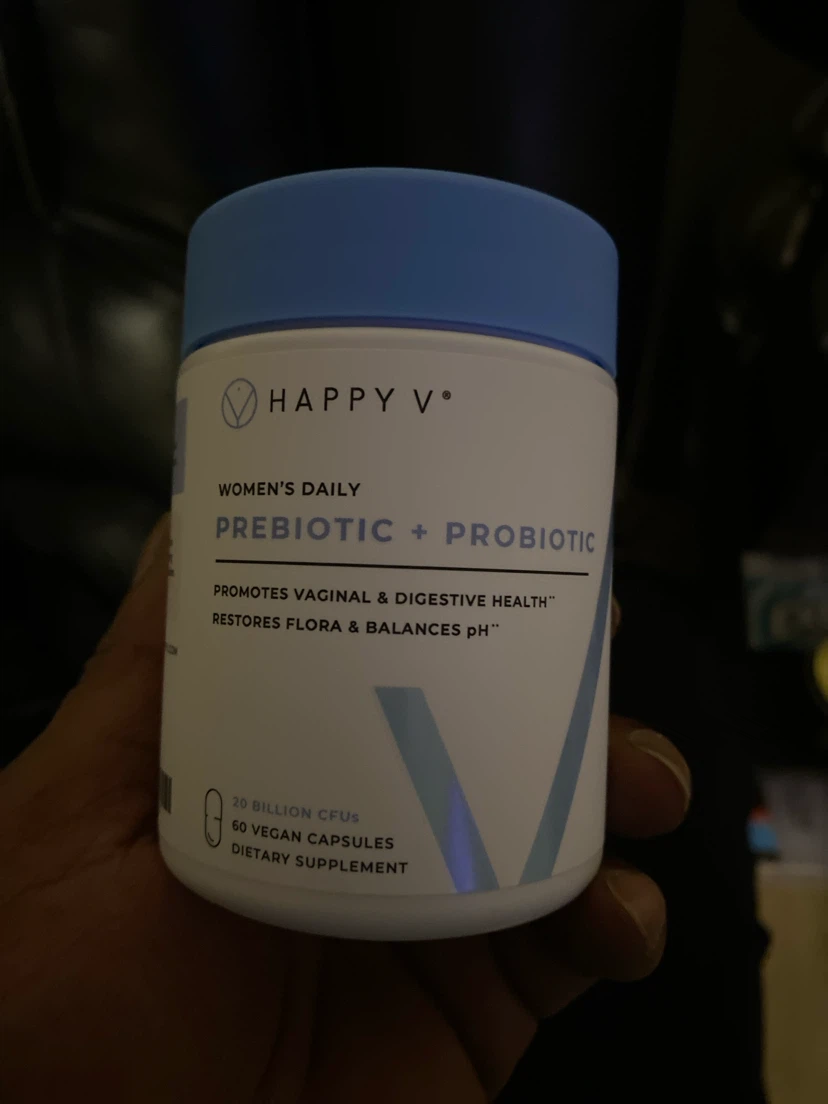Happy V Women's Daily Prebiotic + Probiotic