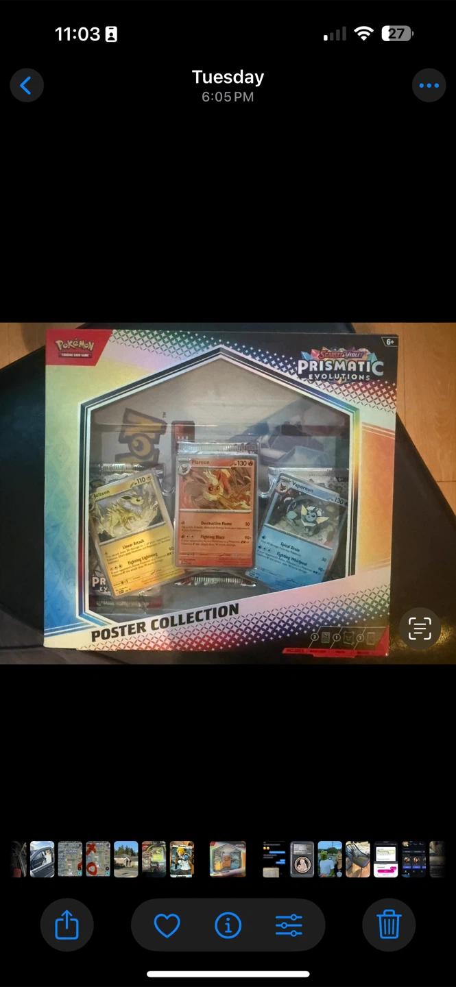 Pokemon Scarlet & Violet Prismatic Evolutions Poster Collection