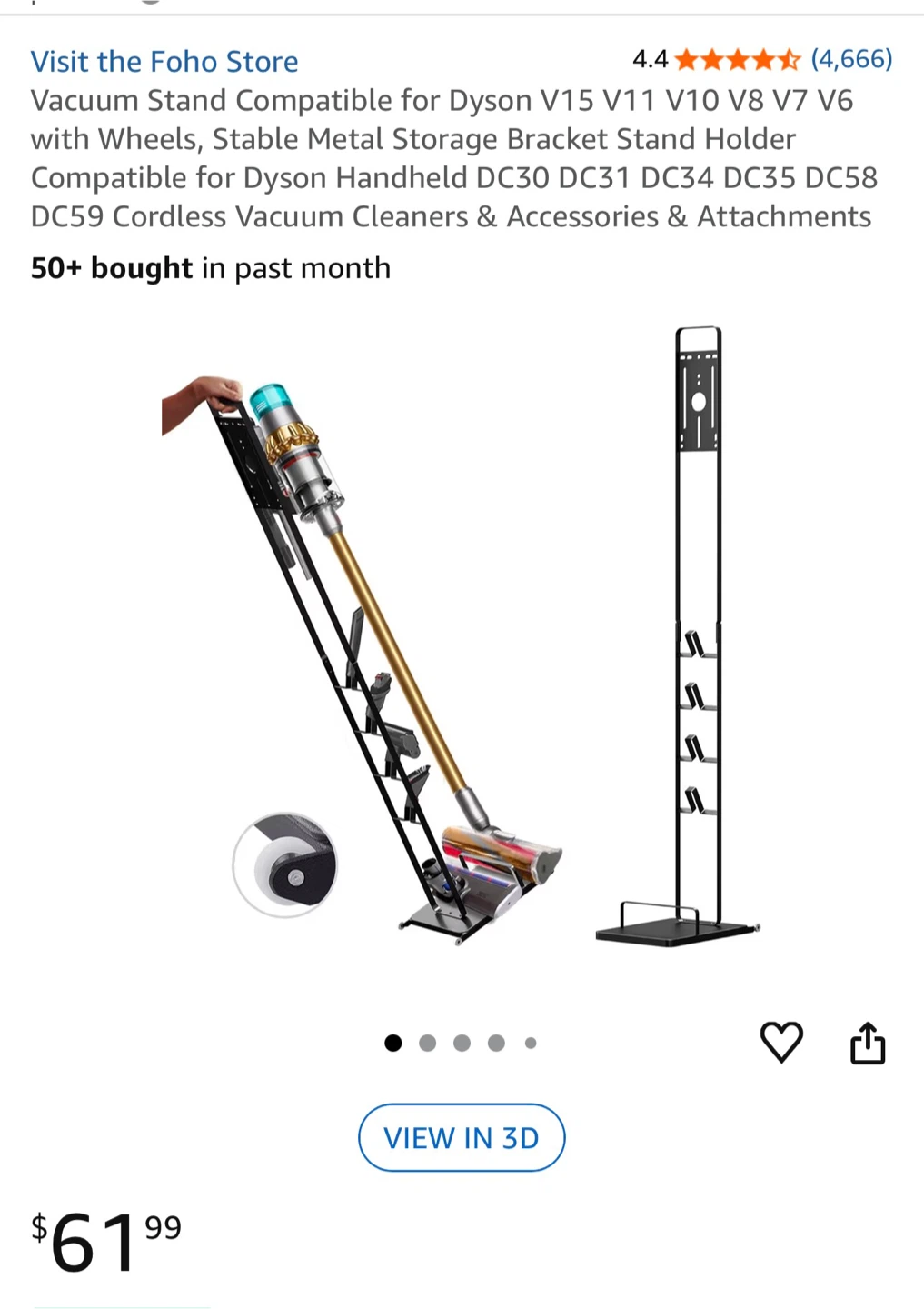 NEW, Foho Cordless Vacuum Stand//In Box Sealed - photo 3
