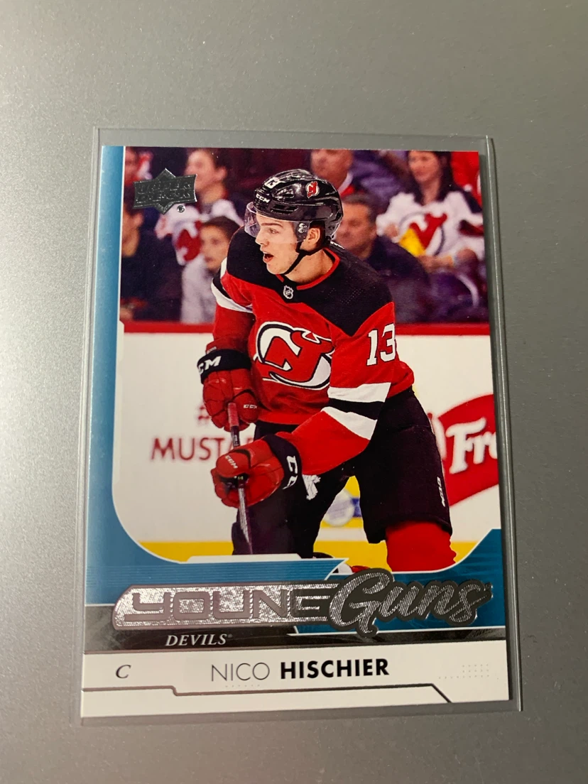 Nico Hischier 2017-18 Upper Deck Young Guns Rookie Card