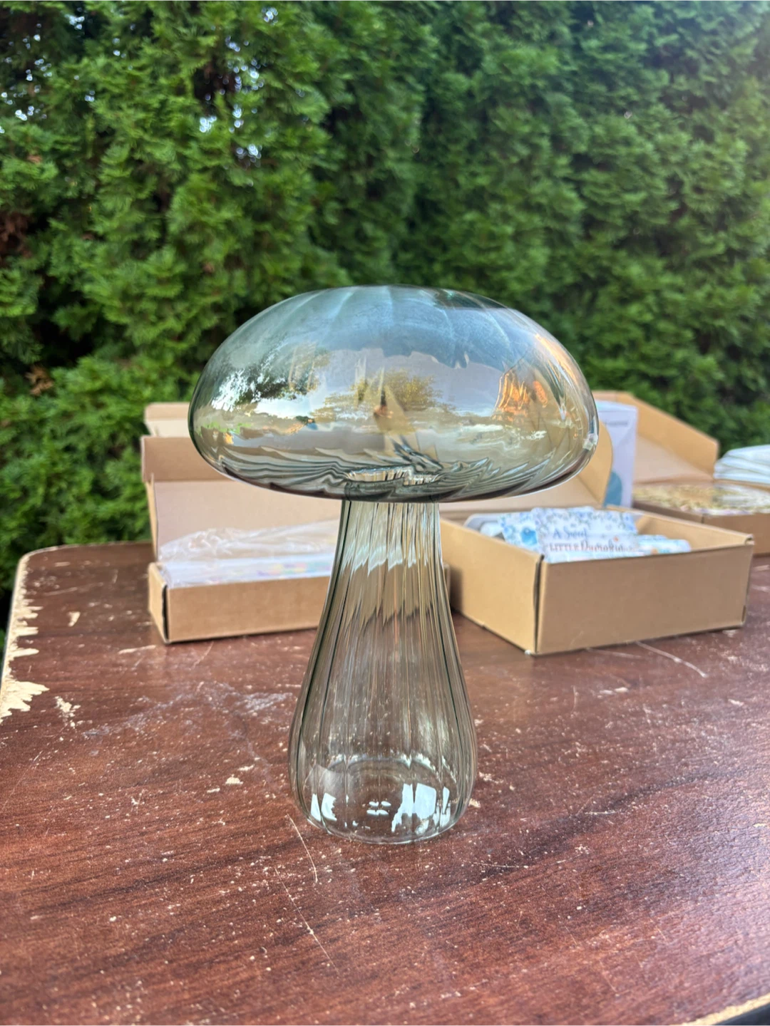 Glass Mushroom Decor - photo 2