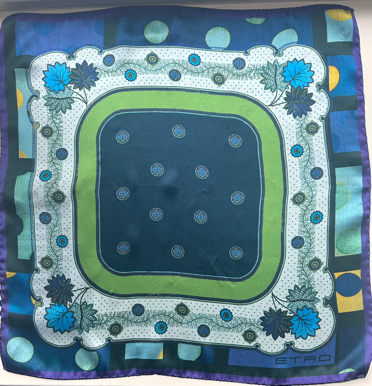 Etro 100% Silk Scarf