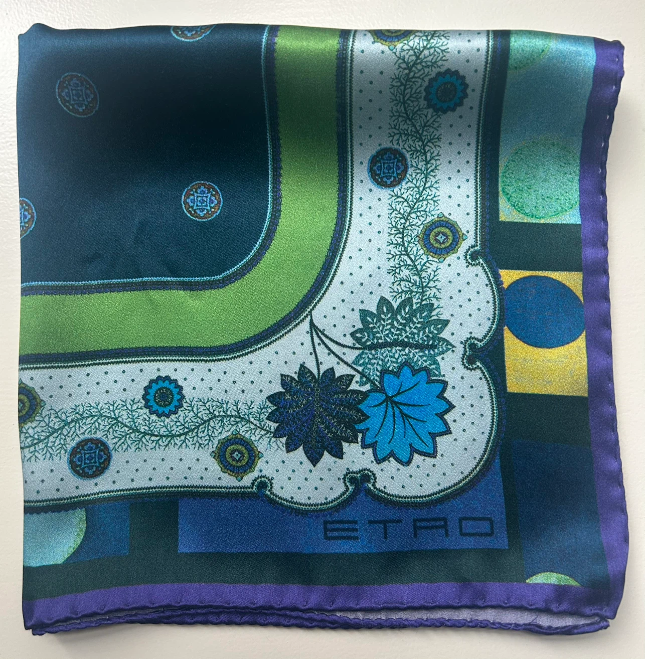 Etro 100% Silk Scarf - photo 5