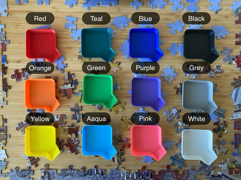 Stackable Puzzle Sorting Trays with Funnel - photo 3