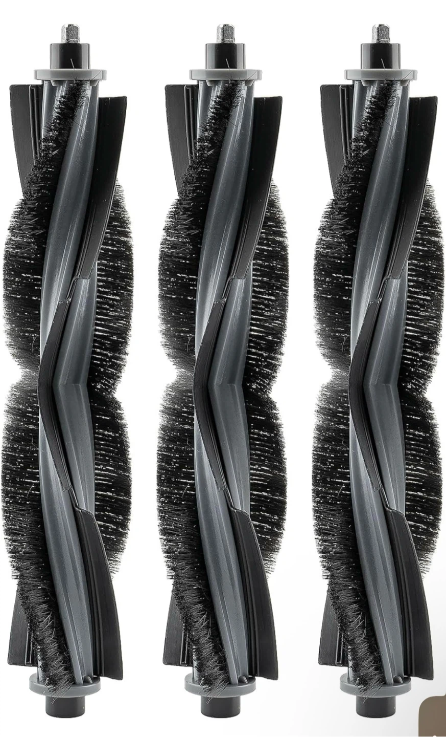 3-Pack Replacement Roller Brushes for Robot Vacuum