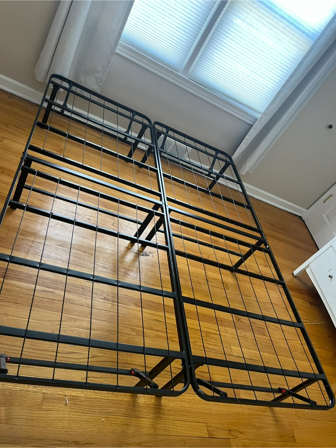 Black Metal Bed Frame for both