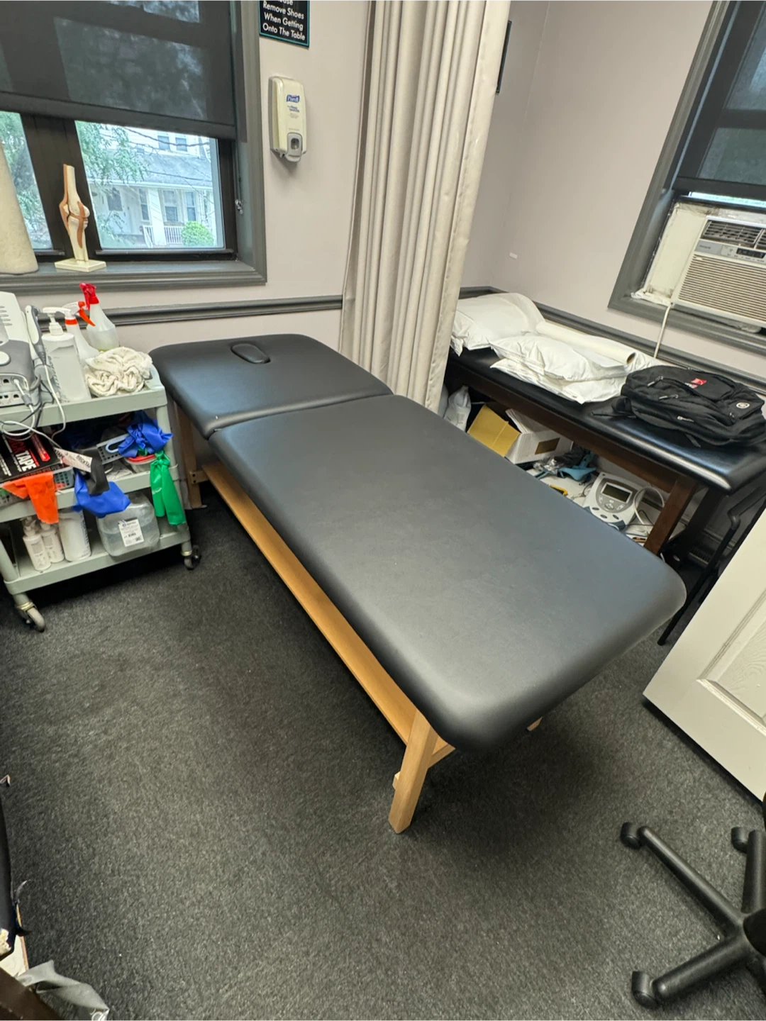 Black Massage Table