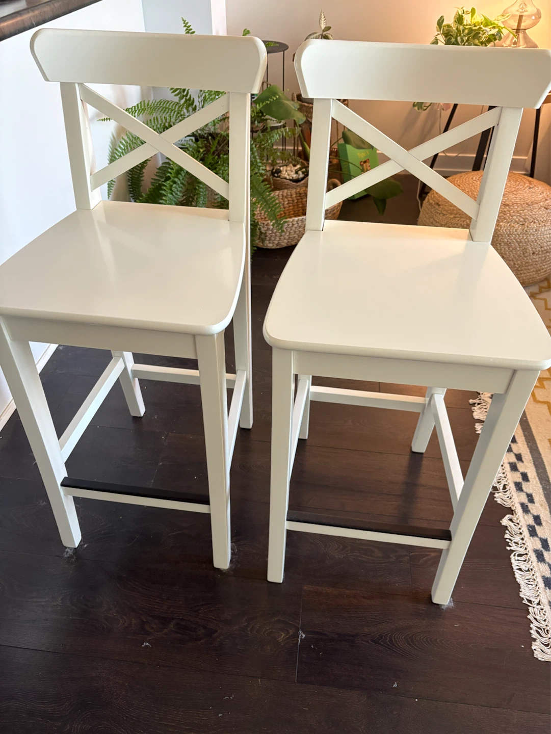 IKEA Ingolf Bar Stools - White - photo 2