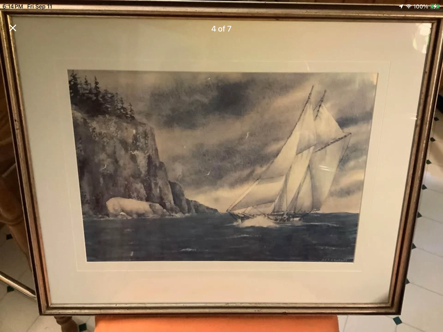 Vt Seascape Print by Cdn Artist Les Gourley 🐞 - photo 4