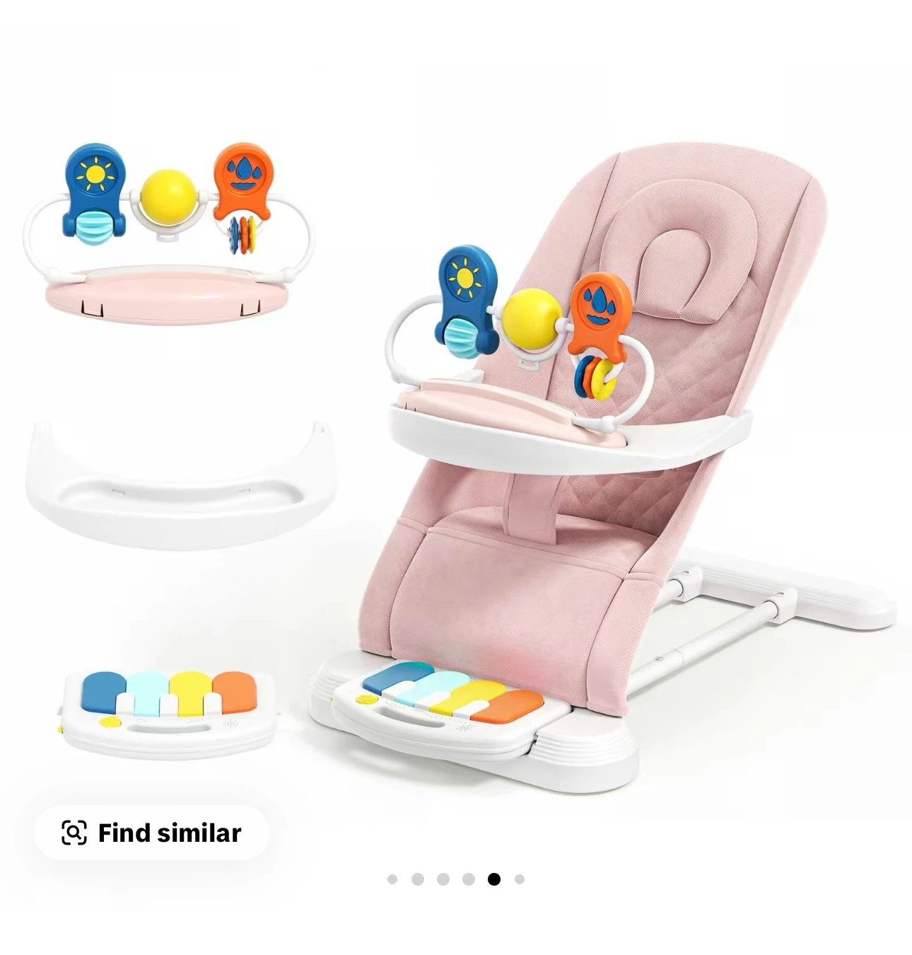 Baby Bouncer with Musical Keyboard - photo 3