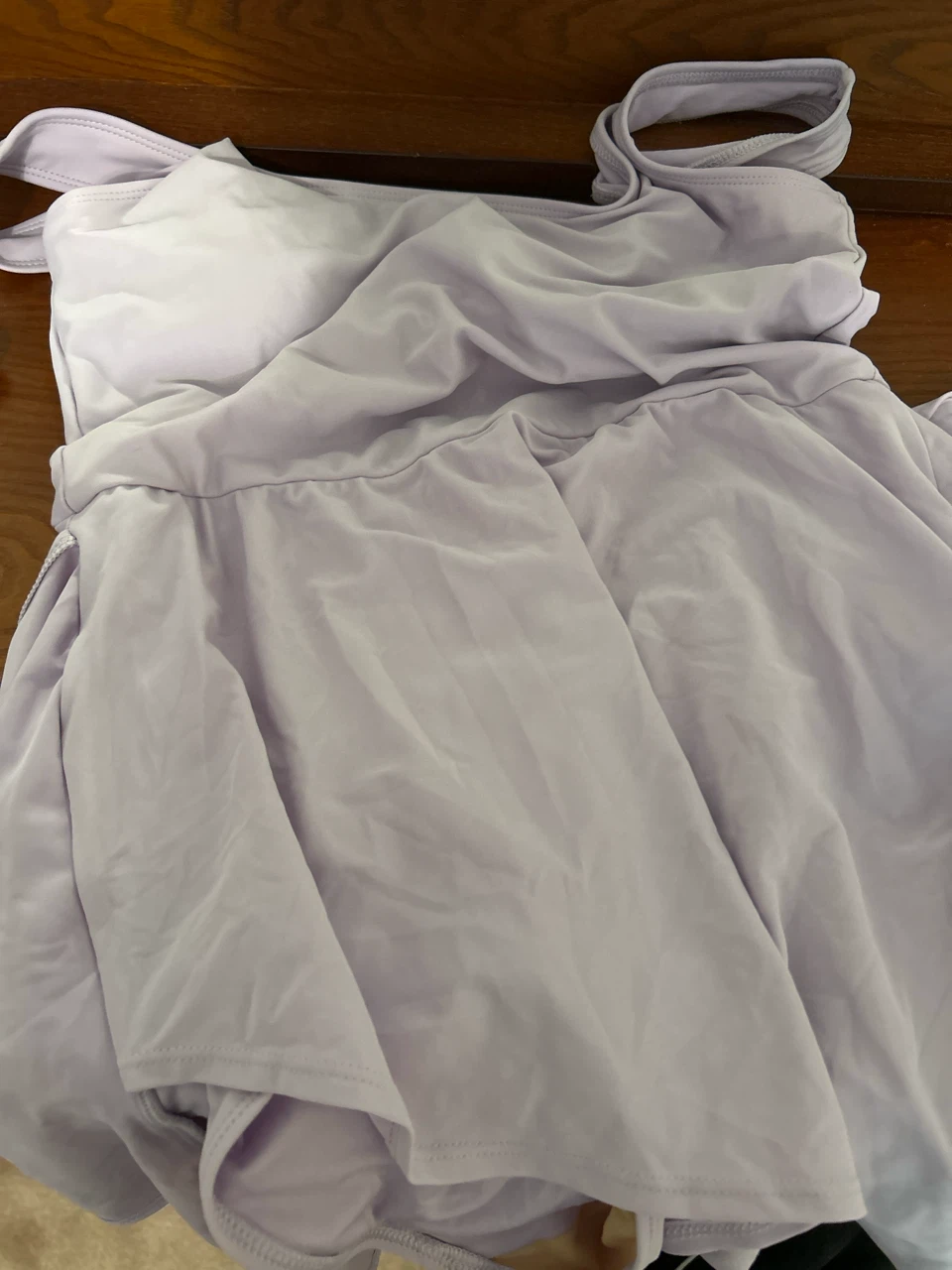 Light Purple Skirted Swimsuit