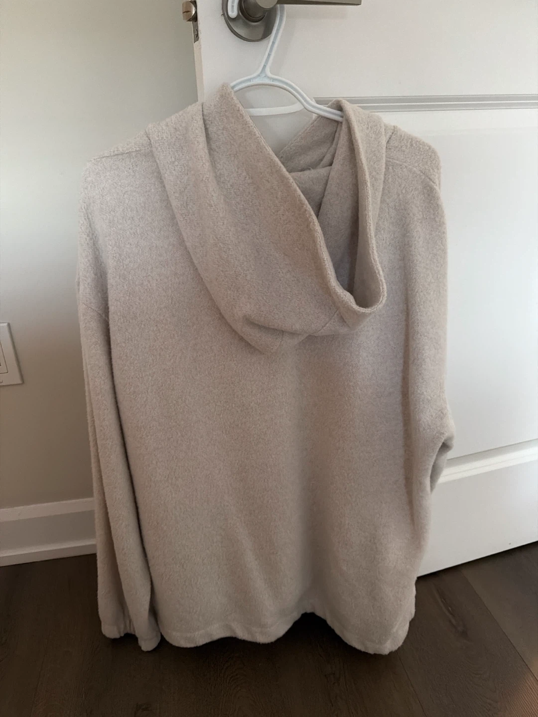 Beige Soft Fleece Hoodie - photo 2